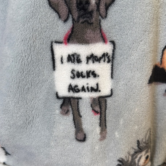 Vera Bradley “Dog Show” Hooded Fleece Robe Size 2XL/3XL - Picture 6 of 11